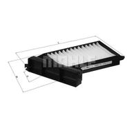 Filtre d'habitacle Filtre à particules LA 384 MAHLE pour MITSUBISHI GALANT VIII