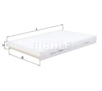 Filtre d'habitacle (filtre à pollen) KNECHT LA 387