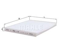 Filtre d'habitacle (filtre à pollen) KNECHT LA 396