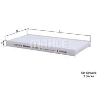 Filtre d'habitacle Filtre à particules LA 444/S MAHLE pour HYUNDAI KIA