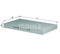 Filtre d'habitacle Filtre à particules LA 46 KNECHT pour AUDI 100 C4 Avant A6 C4