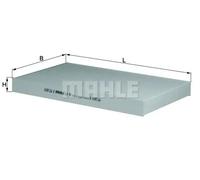 Filtre d'habitacle Filtre à particules LA 46 MAHLE pour AUDI A6 C4 A6 C4 Avant