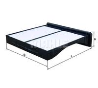 Filtre d'habitacle Filtre à particules LA 461 KNECHT pour SUBARU XV FORESTER