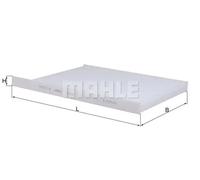 Filtre d'habitacle Filtre à particules LA 469 KNECHT pour RENAULT KOLEOS I