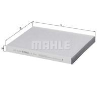 Filtre d'habitacle Filtre à particules LA 484 MAHLE pour HYUNDAI ACCENT II