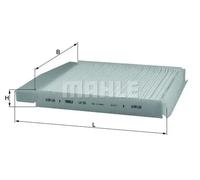 Mahle Original Filtre d'habitacle Knecht LA 54 – Filtre à pollen