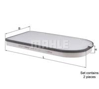 Filtre d'habitacle Filtre à particules LA 613/S MAHLE pour ALPINA BMW