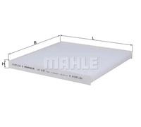 Filtre d'habitacle (filtre à pollen) KNECHT LA 635