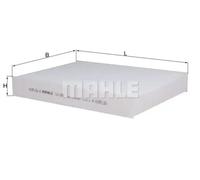 Filtre d'habitacle (filtre à pollen) KNECHT LA 686