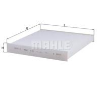 Filtre d'habitacle Filtre à particules LA 859 MAHLE pour FORD TRANSIT Fourgon