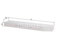 Filtre d'habitacle (filtre à pollen) KNECHT LA 897