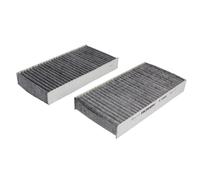 Filtron Filtre d'habitacle K 1198A-2x – Charbon actif, filtre à pollen pour Honda