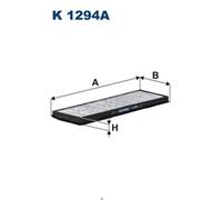 Filtre d'habitacle (filtre à pollen) FILTRON K 1294A