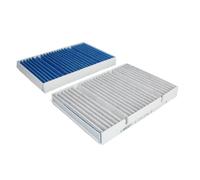 HENGST FILTER Filtre d'habitacle E3939LB-2 Antibactérien, filtre à pollen Lot de 2