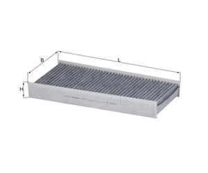 Filtre d'habitacle (filtre à pollen) KNECHT LAK 412