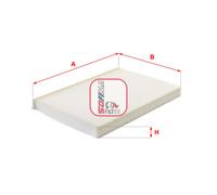Filtre d'habitacle (filtre à pollen) SOFIMA S 3391 C