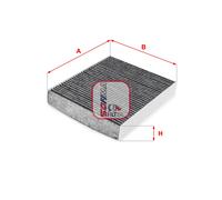 Filtre d'habitacle (filtre à pollen) SOFIMA S 4296 CA