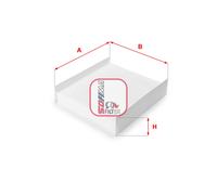 Filtre d'habitacle (filtre à pollen) SOFIMA S3157C