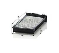 MANN-FILTER CUK 3518 Filtre à air de cabine - VÉHICULE DE TOURISME + UTILITAIRES