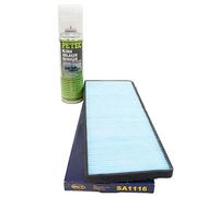 Filtre d'habitacle SA1116 + nettoyant pour climatisation 500 ml PETEC