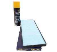 Filtre d'habitacle SA116 + nettoyant pour climatisation 520 ml MANNOL