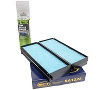 Filtre d'habitacle SA1223 + nettoyant pour climatisation 500 ml PETEC