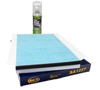 Filtre d'habitacle SA1227 + nettoyant pour climatisation 500 ml PETEC
