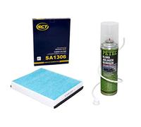 Filtre d'habitacle SA1306 + nettoyant PETEC pour climatisation