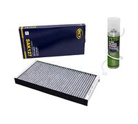 Filtre d'habitacle SAK127 + nettoyant pour climatisation PETEC