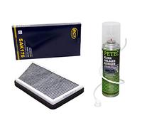 Filtre d'habitacle SAK176 + nettoyant PETEC pour climatisation