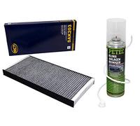 Filtre d'habitacle SAK203 + nettoyant pour climatisation PETEC