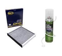 Filtre d'habitacle SAK291 + nettoyant PETEC pour climatisation