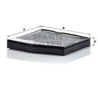 MANN-FILTER CUK 2335 KIT Filtre d'habitacle