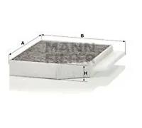 Filtre d'habitacle (filtre à pollen) MANN-FILTER CUK 26 023