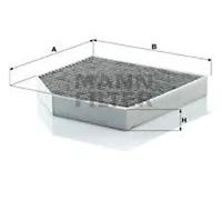 Filtre d'habitacle sous la boîte à gants Filtre à charbon actif CUK 2641