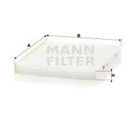 MANN-FILTER CU 2129 Filtre à air de cabine - VÉHICULE DE TOURISME + UTILITAIRES