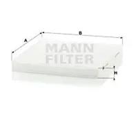 Filtre d'habitacle sous la boîte à gants Filtre à particules CU 2132 MANN-FILTER