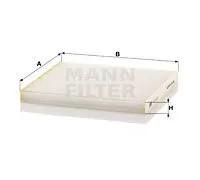 MANN-FILTER Filtre d'habitacle CU 23 011 – Filtre à pollen pour voitures & utilitaires