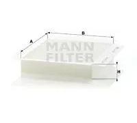 Mann Filter Filtre d'habitacle CU 2338 – pour véhicules de tourisme et utilitaires