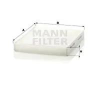 Filtre d'habitacle sous la boîte à gants Filtre à particules CU 2533-2 pour BMW