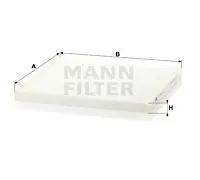 MANN-FILTER Filtre à air de cabine CU 29 001 pour véhicules de tourisme et utilitaires