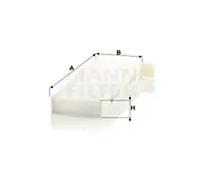 Filtre d'habitacle sous la boîte à gants Filtre à particules CU 29 003-2 pour DS
