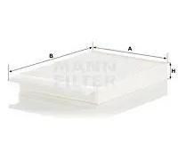 MANN-FILTER Filtre d'habitacle CU 30 012 – Filtre à particules