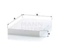 Filtre d'habitacle (filtre à pollen) MANN-FILTER CU 34 003