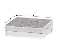 MANN-FILTER Filtre d'habitacle CUK 24 021 (filtre à pollen)