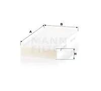 Filtre d'habitacle (filtre à pollen) MANN-FILTER CU 23 005-2