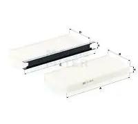 Mann Filter – Filtre d'habitacle (filtre à pollen) CU 2418-2