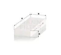 Filtre d'habitacle sous la console centrale Filtre à particules CU 26 025-2