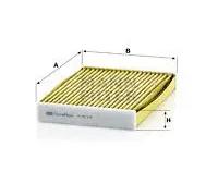 Filtre d'habitacle sous la console centrale FP 25 012 MANN-FILTER pour DACIA