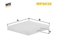Filtre D'habitacle Standard Wix Filters Wp9036